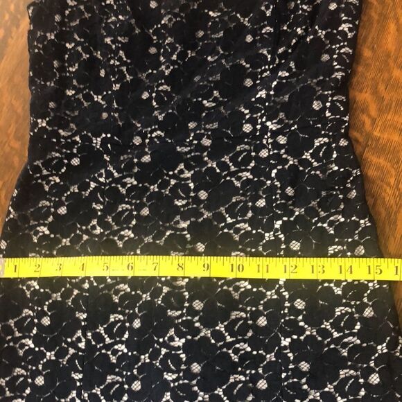 Vintage INC Black Lace Sheath Dress Sz 4 Party, Cocktail Party, Date Night - Picture 10 of 11